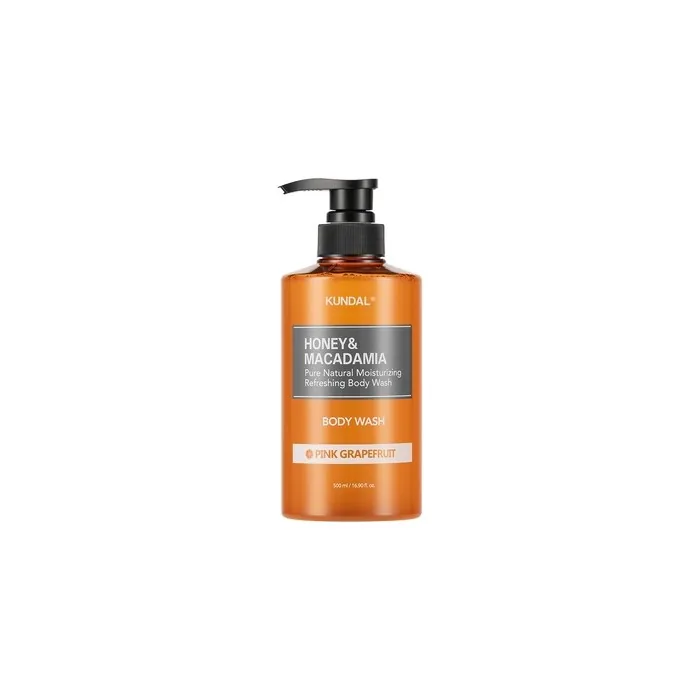 HONEY & MACADAMIA PURE BODY WASH 500ML - PINK GRAPEFRUIT
