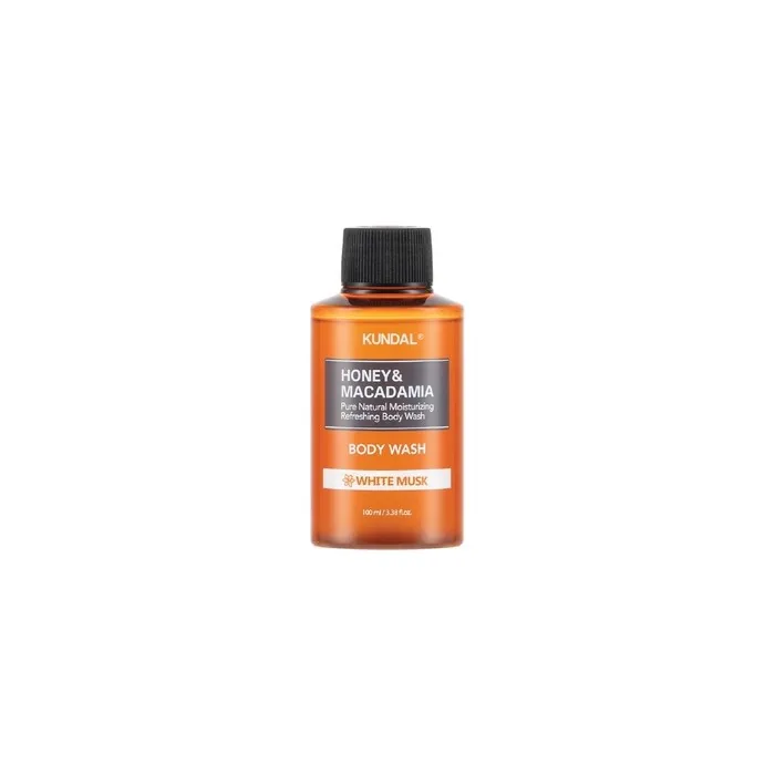 Kundal Honey & Macadamia Pure Body Wash 100ml White Musk