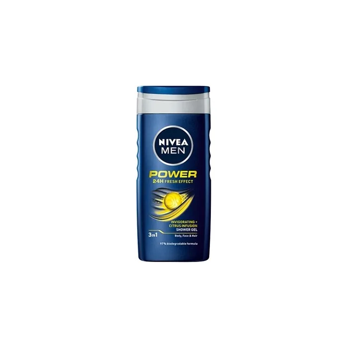 Nivea Men Power Refresh Shower Gel For Men 250 Ml