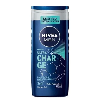 Nivea Men Shower Gel Ultra Charge 250ml