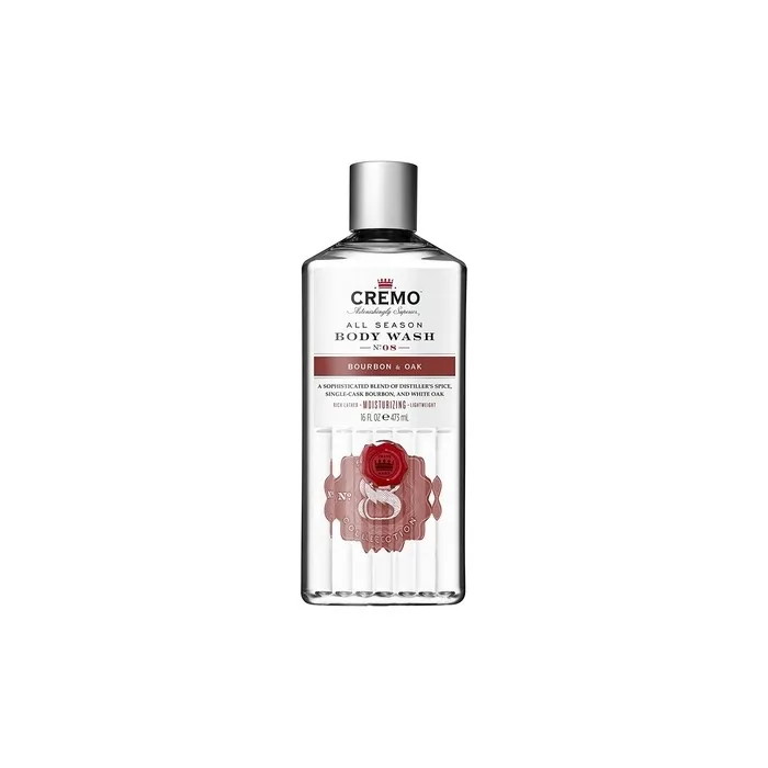 Cremo All Season Body Wash Bourbon & Oak 16oz