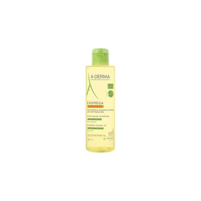 Aderma Exomega Control Emollient Shower Oil For Dry Skin
