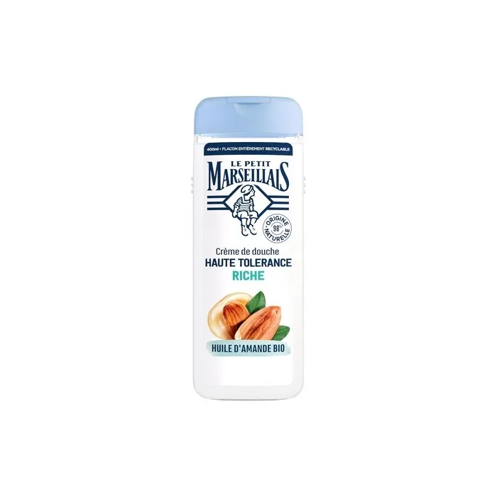 Le Petit Marseillais High Tolerance Shower Cream with Rich Organic Almond Oil 400ml