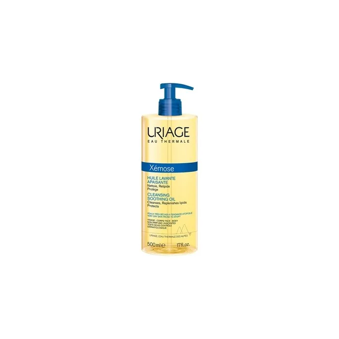 Uriage Xmose Cleansing Soothing Oil 500ml Gentle Cleansing Oil For Face And Body