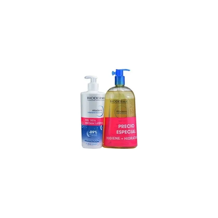 Bioderma Atoderm Intensive Balm 500ml Atoderm Shower Oil 1000ml