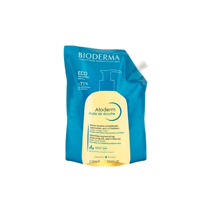 Bioderma Atoderm Shower Oil Refill 1l Nourishing Body Care