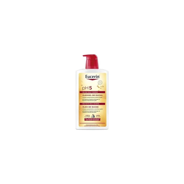 Eucerin Ph5 Skin Protection Shower Oil 1000ml For Very Dry Sensitive Skin
