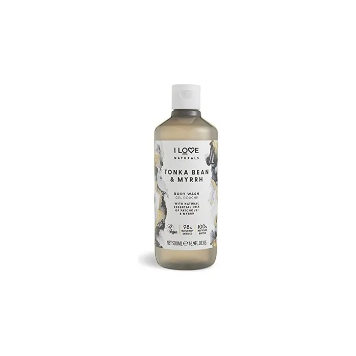 I Love Naturals Tonka Bean & Myrrh Body Wash with Patchouli & Myrrh Oils 500ml