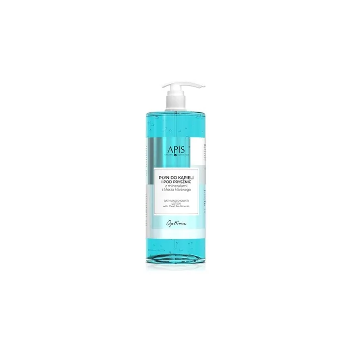 Apis Optima Bath And Shower Lotion With Dead Sea Minerals 1000ml