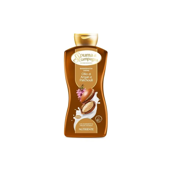 Spuma di Sciampagna Nourishing Shower Cream with Argan Oil and Patchouli 650ml