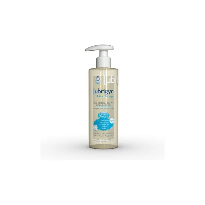 Lubrigyn Cleansing Oil 2 in 1 Ultra Gentle Intimate & Body 400ml with Hyaluronic Acid