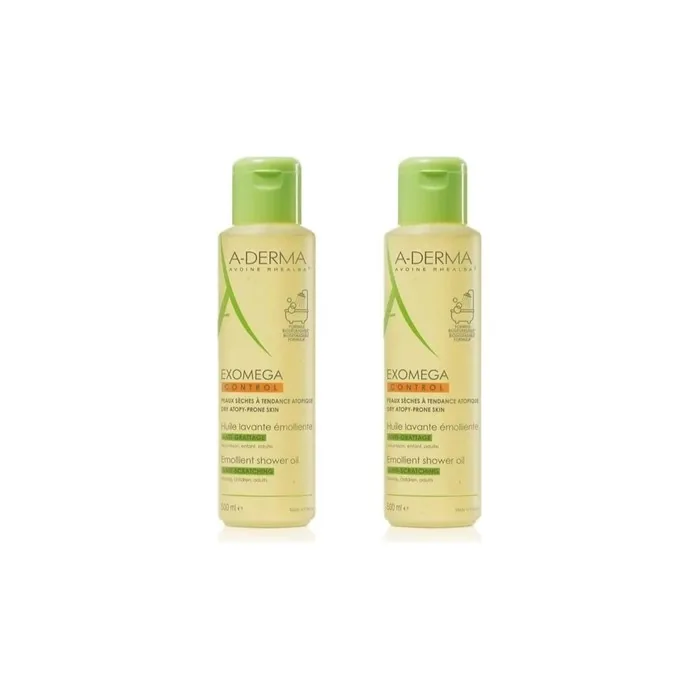Aderma Aderma Exomega Cleansing Oil Dry Skin 2x500ml