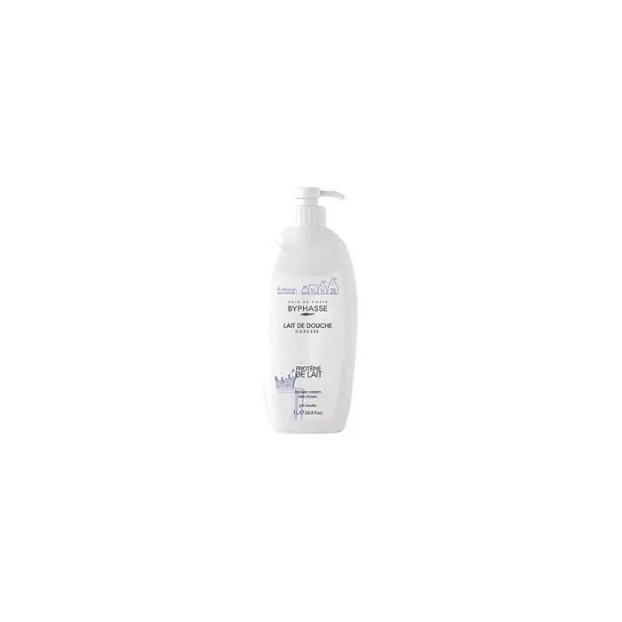 Byphasse Caresse Milk Protein Shower Cream 1l