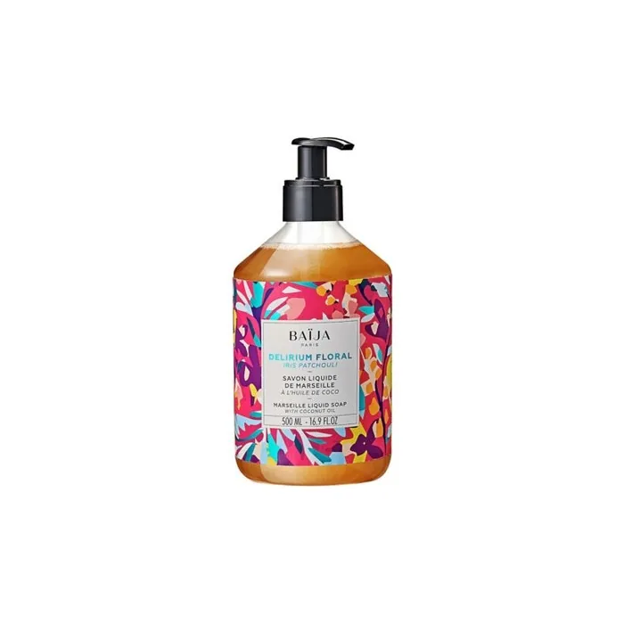 BAIJA Delirium Floral Iris Patchouli Liquid Soap Marseille Coconut Oil 500ml