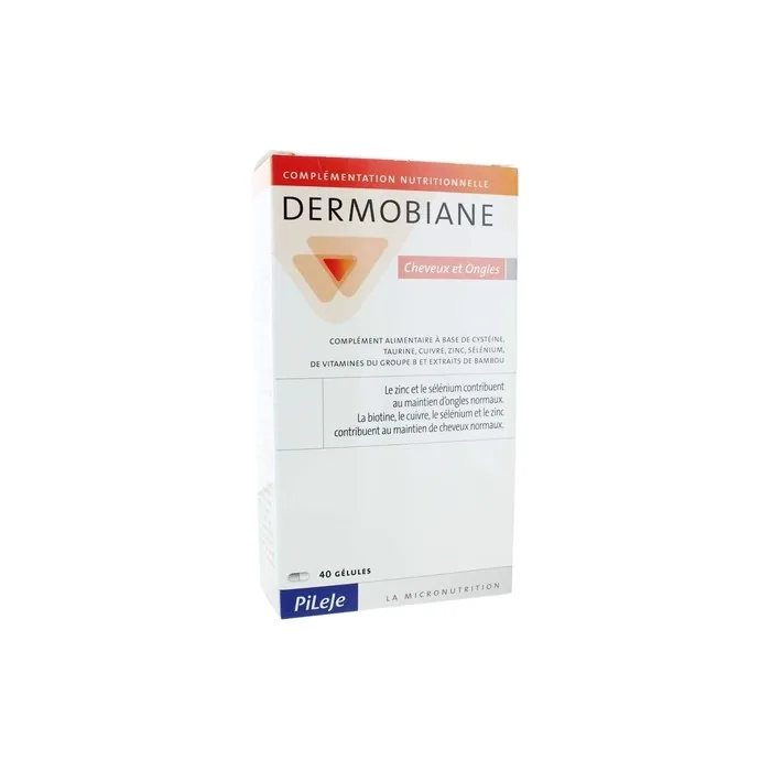 Pileje Dermobiane Hair Nails, 40 Piece, Capsules