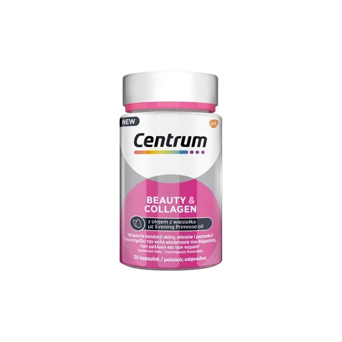 Centrum Beauty & Collagen Support For Skin, Hair, And Nails 30 Capsules