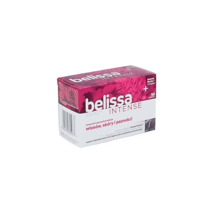 Belissa INTENSE Hair Skin and Nails Supplement 50 Tablets