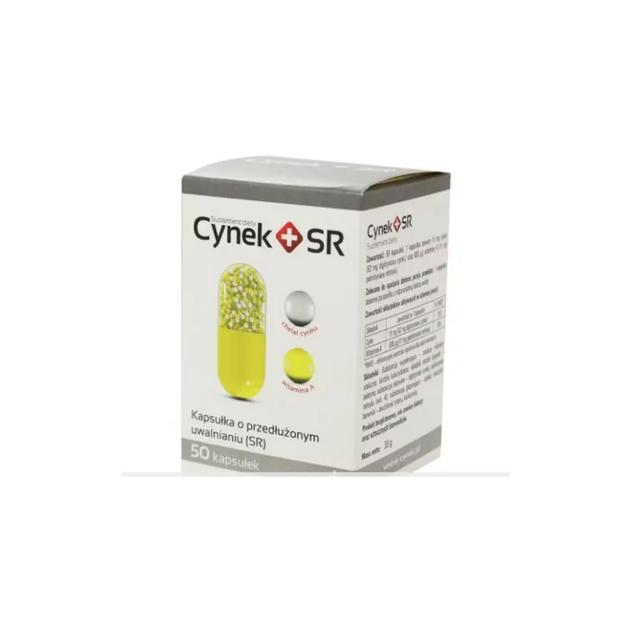 CYNEK SR 50 Capsules Zinc Vitamin A - Immune System Hair Skin Nails