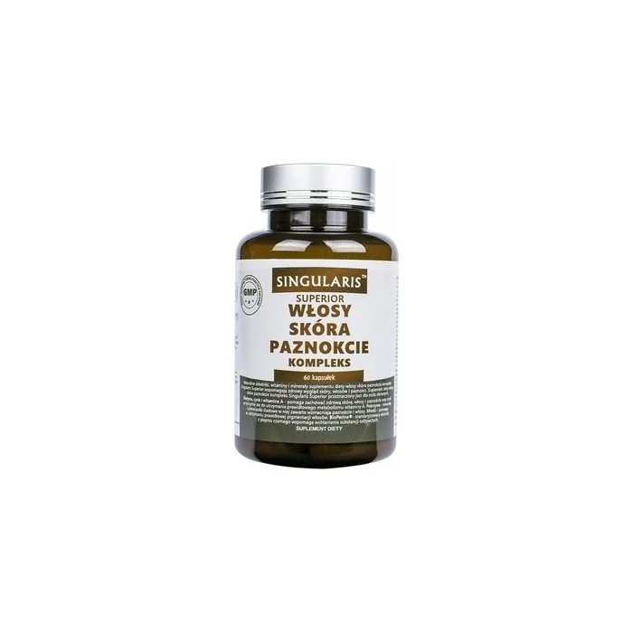 Hair Skin Nail Complex Zinc Biotin 60 Capsules - Singularis from Poland