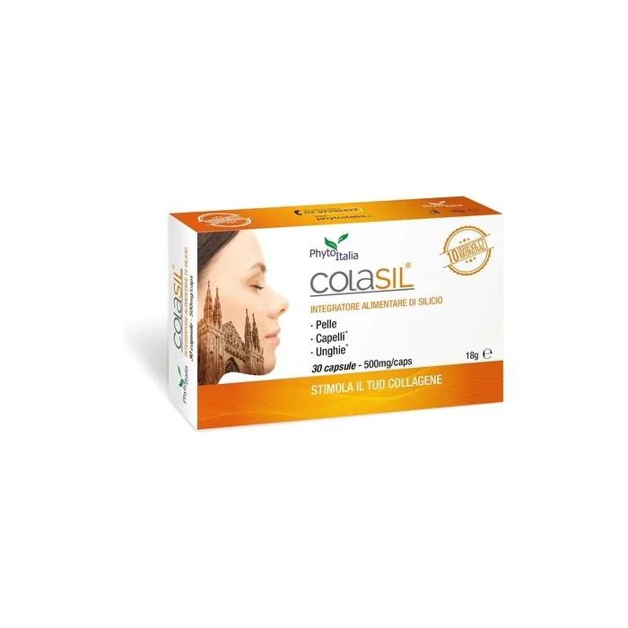 Phytoitalia Colasil 30 Capsules - Silicon, Collagen for Hair, Nails, Skin