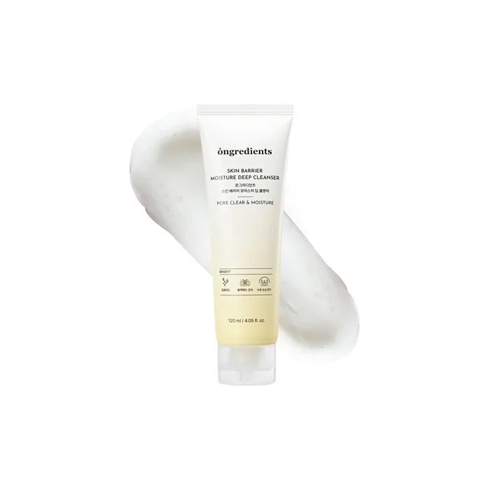 Ongredients Skin Barrier Moisture Deep Cleanser Daily Face Wash for All Skin Types