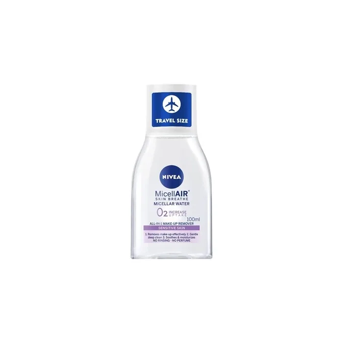 Nivea Micellair Skin Breathe Micellar Make-up Remover Water Travel Size 100ml