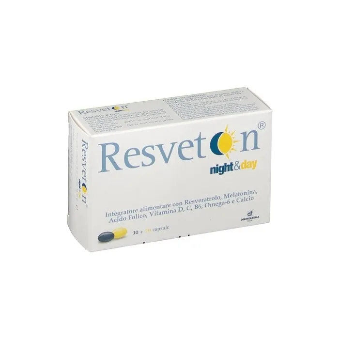 Resveton Night & Day Herbal Supplement 60 Capsules