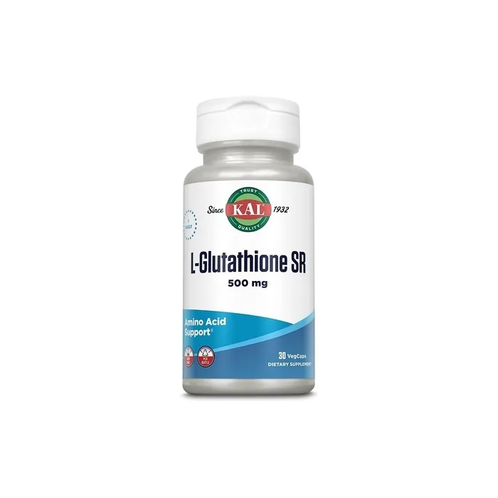 Kal L-Glutathione SR Reduced Glutathione Supplement High Absorption
