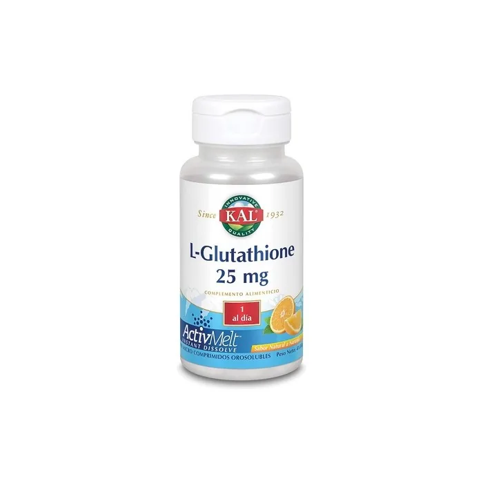 L-Glutathione 90 Sublingual Orange Flavored Tablets 25mg