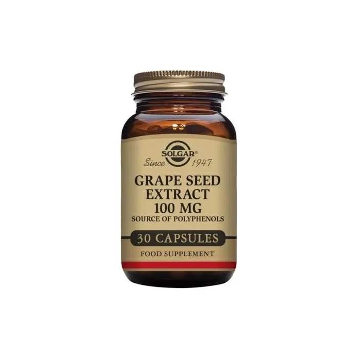 Solgar Grape Seed Extract 100mg Vegetable Capsules
