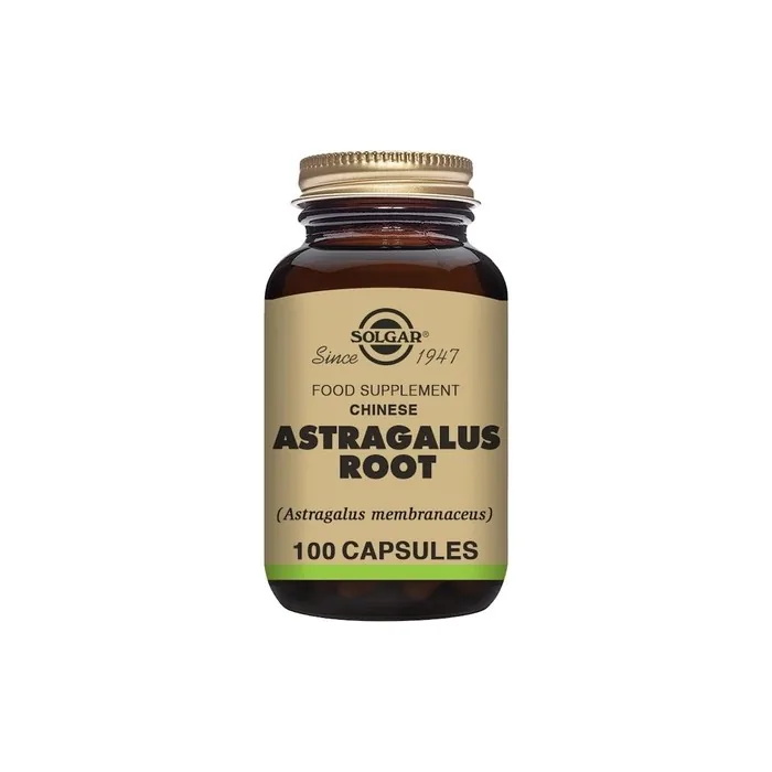 Solgar Full Potency Chinese Astragalus Root Vegetable Capsules 100 Count