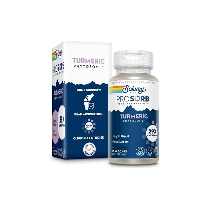 Solaray Prosorb Turmeric Supplement Phytosome 500mg