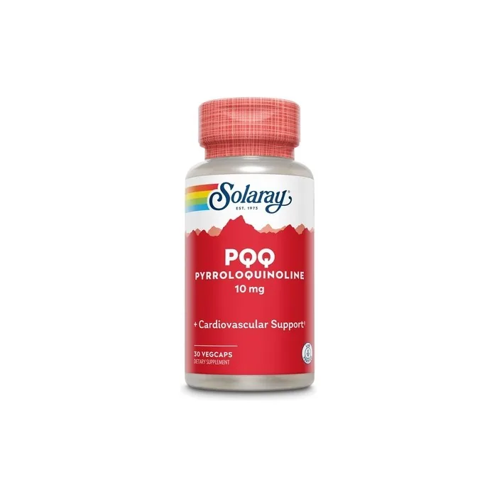 Solaray PQQ 10mg Pyrroloquinoline Quinone Supplement for Cellular Heart Health