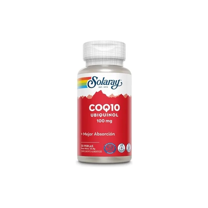 Solaray Ubiquinol CoQ-10 100mg Coenzyme Q10 30 Pearls