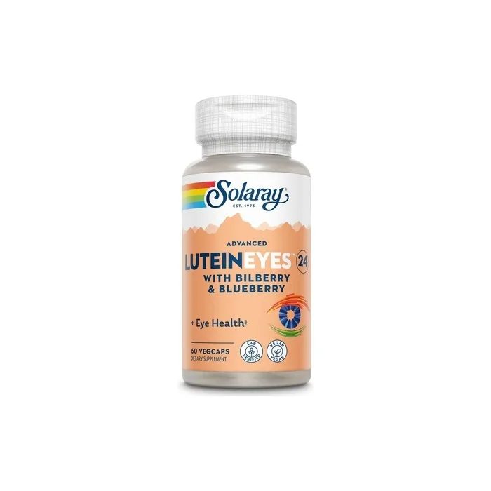 Solaray Advanced Lutein Eyes 24mg Lutein And Zeaxanthin Supplements For Eye Health