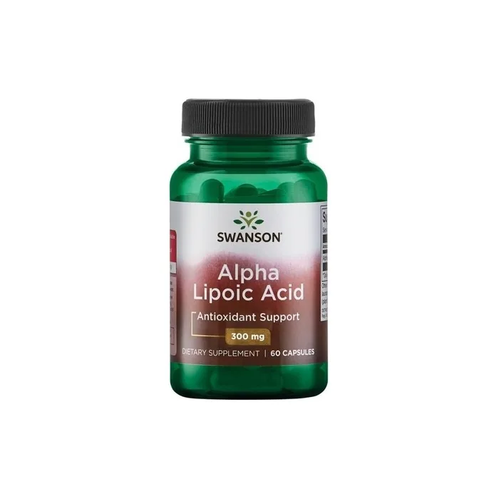 Swanson Alpha Lipoic Acid Supplement 300mg 60 Capsules