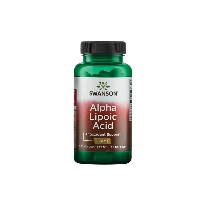 Swanson Alpha Lipoic Acid Supplement 600mg 60 Capsules