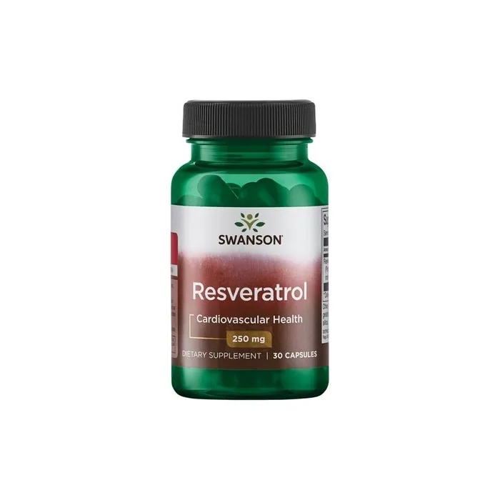 Swanson Resveratrol Dietary Supplement 250mg 30 Capsules