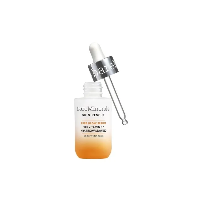 bareMinerals Skin Rescue Face Serum Improve Skin Condition in 1 Week Vegan 1 Fl Oz Pure Glow Brightening