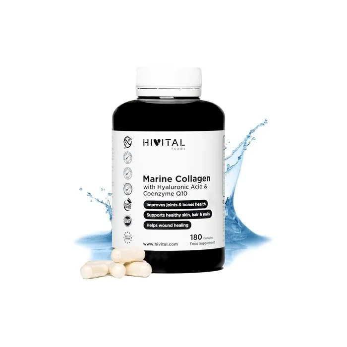 Collagen With Hyaluronic Acid Coenzyme Q10 Vitamin C And Zinc 180 Capsules