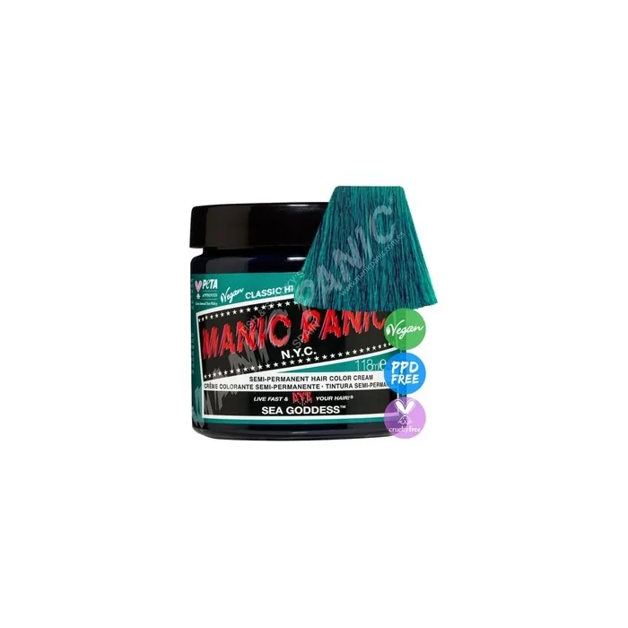 Manic Panic Classic Cream Hair Dye Sea Goddess 118ml