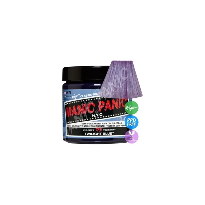 Manic Panic Classic Cream Hair Dye Twilight Blue 118ml