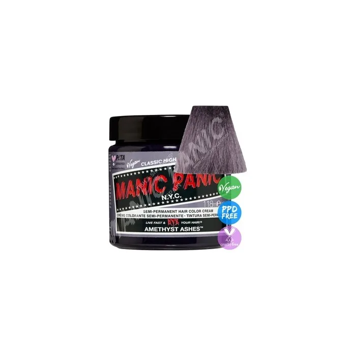 Manic Panic Classic Cream Amethyst Ashes Hair Dye 118ml