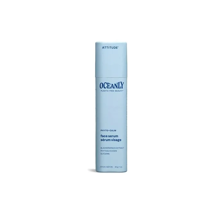 ATTITUDE Oceanly Face Serum Stick EWG Verified Plant and Mineral-Based Ingredients Vegan Skin Care Products PHYTO CALM Unscented 30 grams