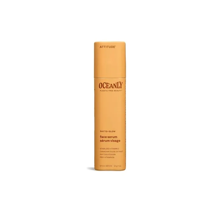 ATTITUDE Oceanly Face Serum Stick EWG Verified Plant and Mineral-Based Ingredients Vegan Skin Care Products PHYTO GLOW Unscented 30 grams