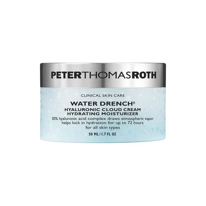 Peter Thomas Roth Water Drench Hyaluronic Cloud Cream Hydrating Moisturizer Earplug 4cm Black