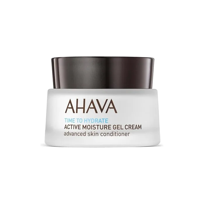 AHAVA Active Moisture Gel Cream 50ml Natural Dead Sea Facial Cream for All Skin Types Anti Aging Moisturizing Protective Daily Routine for Women and Men