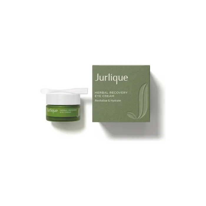 Jurlique Herbal Recovery Eye Cream Anti-Aging Targets Wrinkles Crow's Feet Dark Circles and Puffiness For All Skin Types Natural Ingredients 15ml