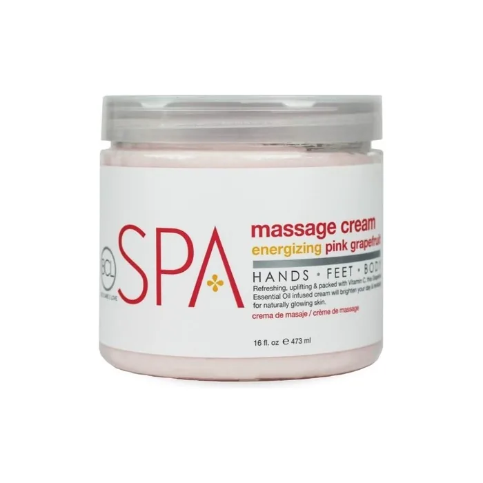 Bcl Spa Massage Cream Pink Grapefruit 473ml