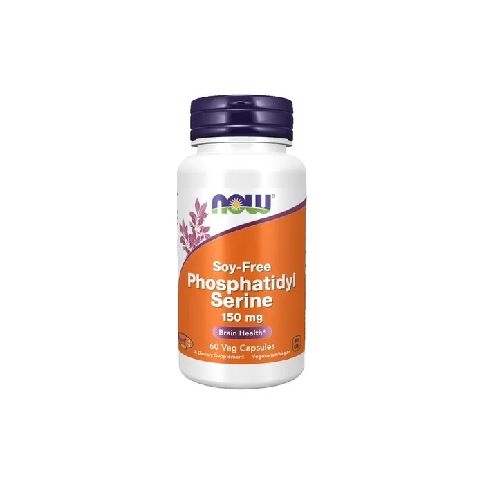 NOW Foods Phosphatidyl Serine Soy Free 150mg 60 Vegetable Capsules